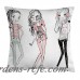 East Urban Home Girls Room Decor Elegant Charm Square Pillow Cover ETHE1862
